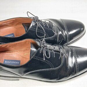 Bostonian Classics First Flex Black Leather Oxford Dress Shoes Size 15N Good Con